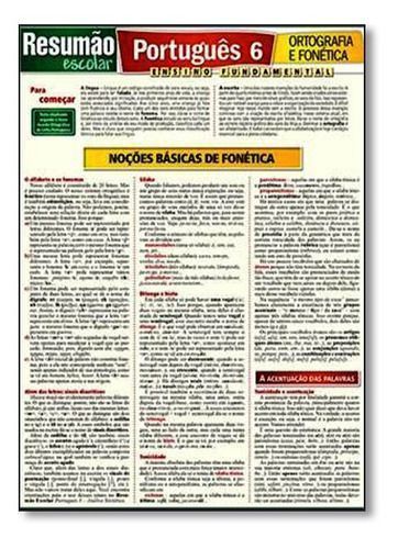 Português 6 - Ortografia e Fonética