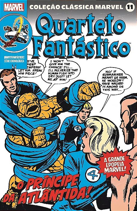 Coleção Clássica Marvel Vol.11 - Quarteto Fantástico Vol.02