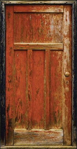 Uma Porta Para Um Quarto Escuro