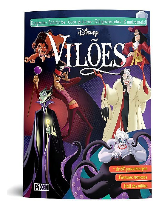 Livrão Vilões Da Disney