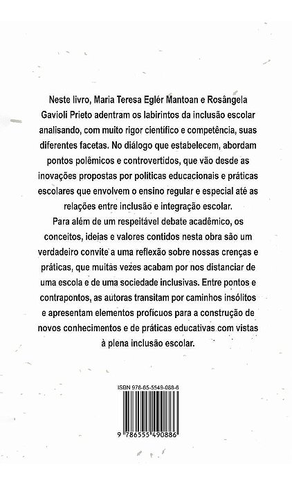 Inclusão Escolar - Pontos e Contrapontos
