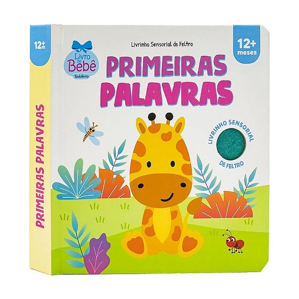 Livrinho Sensorial de Feltro - Primeiras Palavras