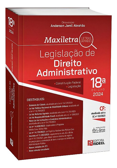 Legislação De Direito Administrativo -  Coleção Maxiletra - 18ED/25