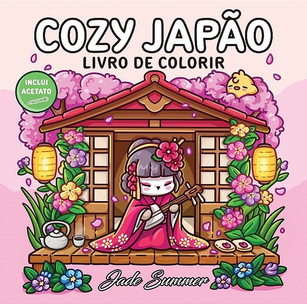 Cozy Japão - Livro de Colorir