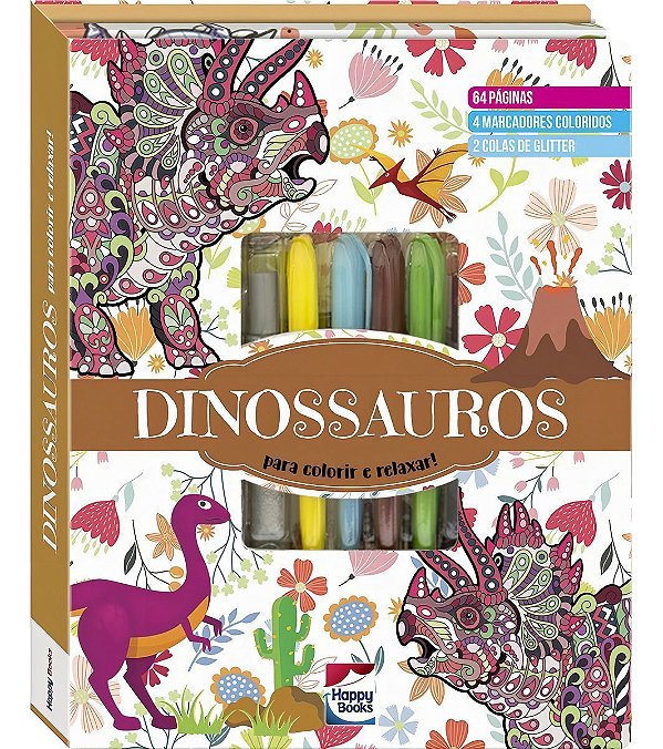 Meu Superkit Brilhante De Arteterapia! - Dinossauros