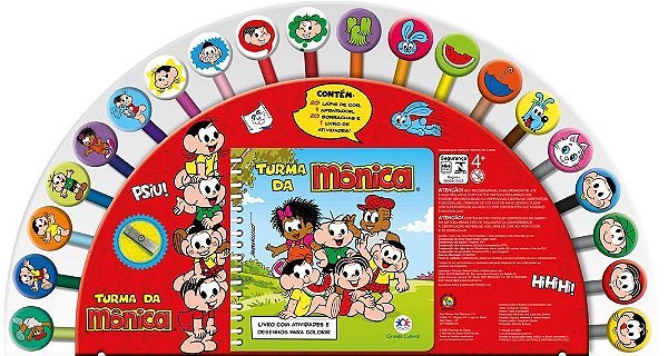 Turma da Mônica - Livro Com Atividades e Desenhos Para Colorir