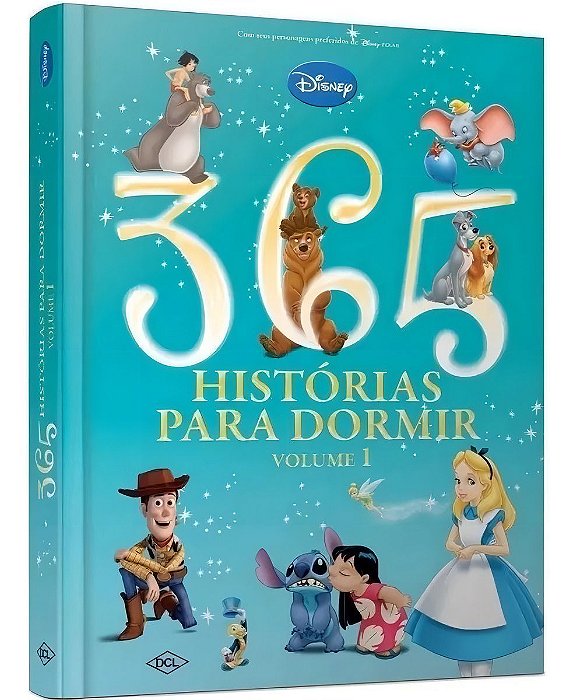 Disney - 365 Historias Para Dormir - Volume 1 - (Capa Almofadada)