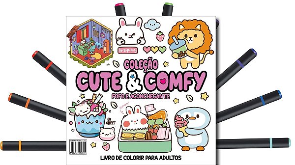 Cute & Comfy - Coloring Book For Adults - Edição 4 - Bold Easy