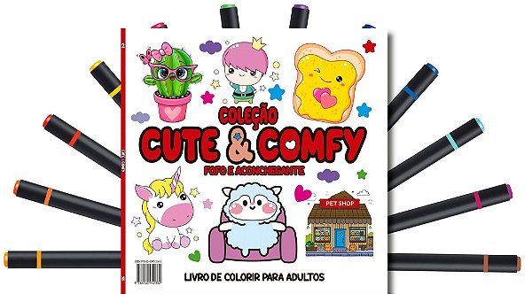 Cute & Comfy - Coloring Book For Adults - Edição 2 - Bold Easy