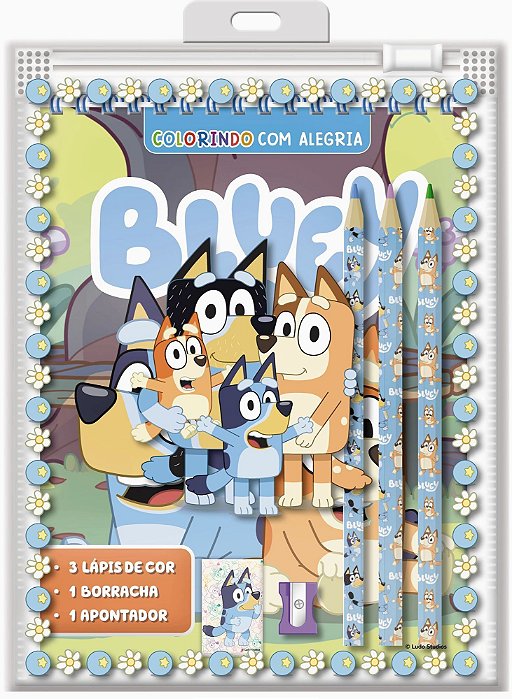 Bluey - Colorindo Com Alegria