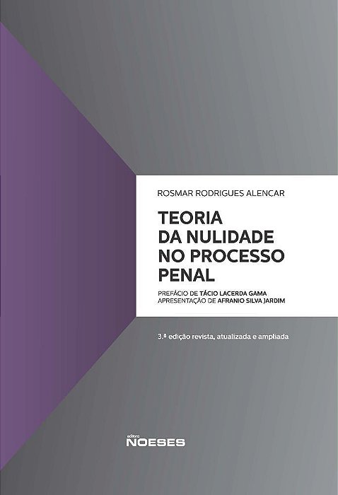 Teoria da Nulidade no Processo Penal - 03Ed/25