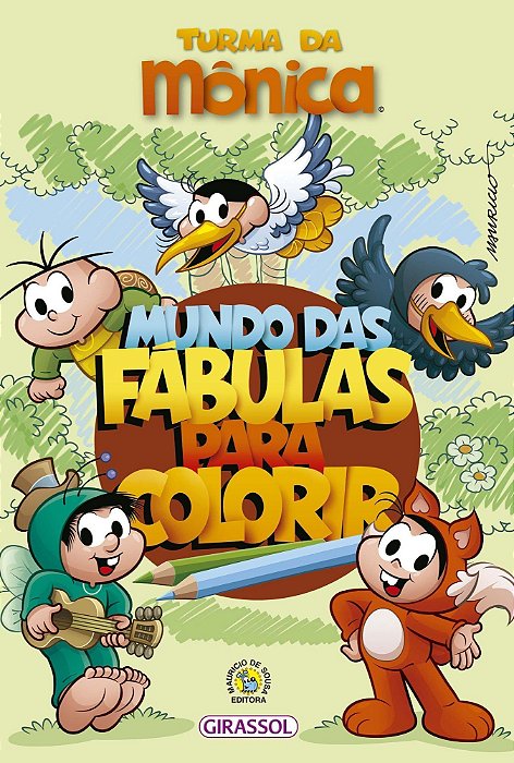 Turma da Mônica - Mundo das Fábulas Para Colorir