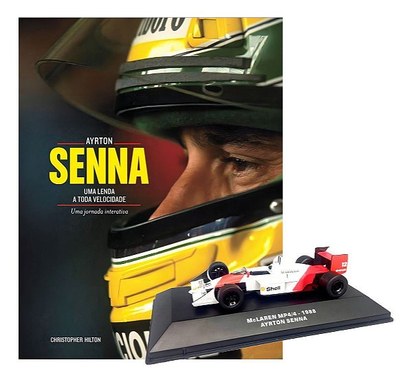 Ayrton Senna: Uma Lenda a Toda Velocidade + Miniatura da McLaren