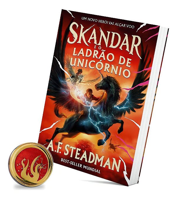 Skandar e o Ladrão de Unicórnio - Com Brinde