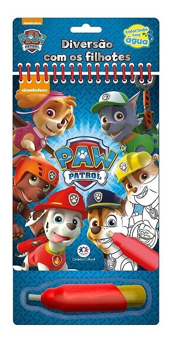 Colorindo Com Água - Paw Patrol - Diversão Com os Filhotes