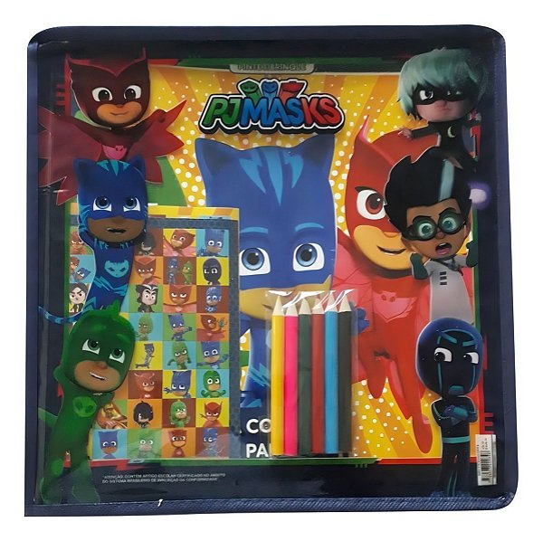 PJ MASKS PINTE E BRINQUE - Vol. 01