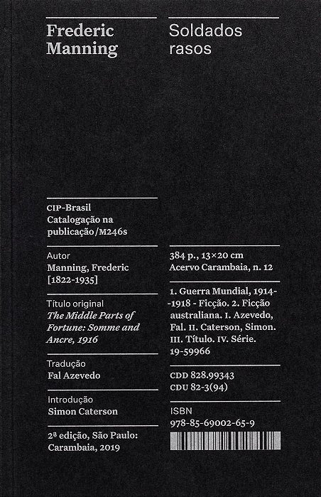 Soldados Rasos - Coleção Acervo