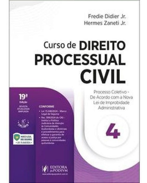 Curso De Direito Processual Civil - V.4 - Processo Coletivo - (19ED/25)