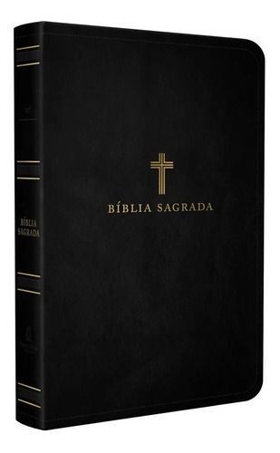 Bíblia Sagrada Acf, Couro Soft, Preta, Letra Grande, Leitura Perfeita