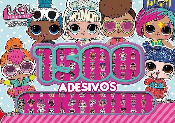 L.o.l. Surprise! - Pranc.col.1500 Adesivos-02ed/21