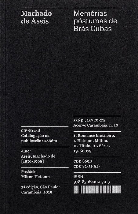 Memórias Póstumas De Brás Cubas - Coleção Acervo