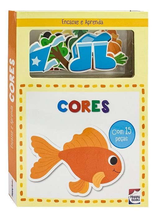 Encaixe e Aprenda - Cores