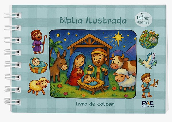 Biblia Ilustrada - Livro De Colorir