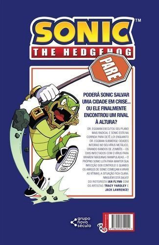 Sonic The Hedgehog – Vol. 05 - Cidade Em Crise - ( Acompanha Pôster e Marcador)