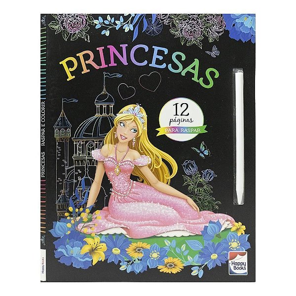 Raspar e Colorir - Princesas