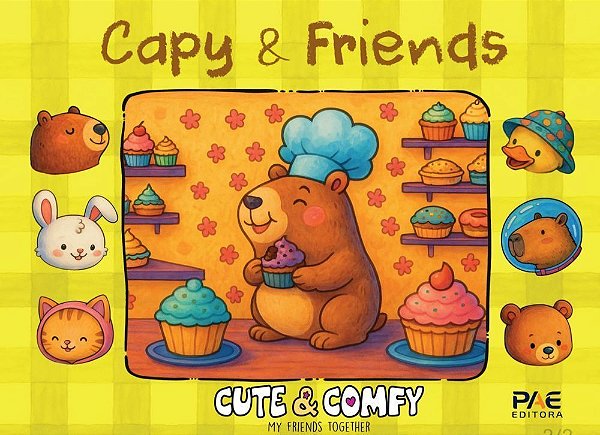 Capy & Friends - Cute & Comfy - Amarelo