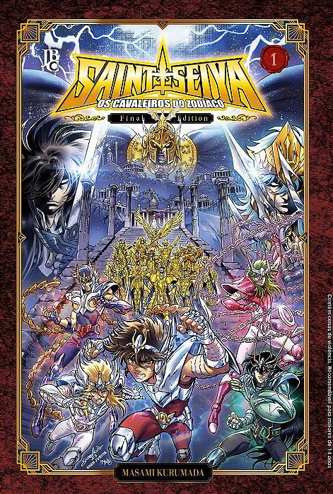 Os Cavaleiros do Zodiaco - Saint Seiya Final Edition - Vol. 01 (Sobrecapa Variante)