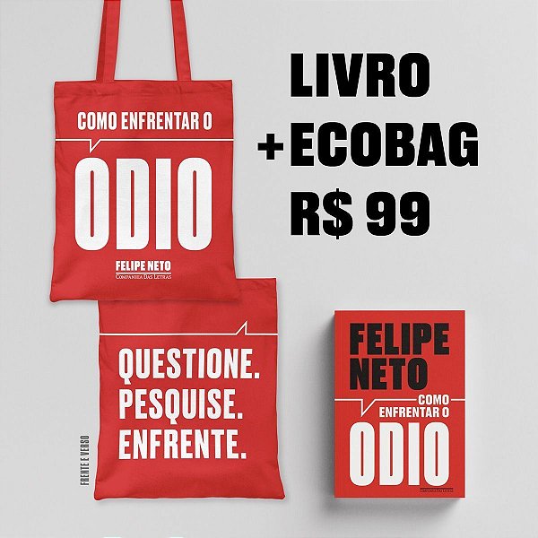Como Enfrentar o Odio + Ecobag