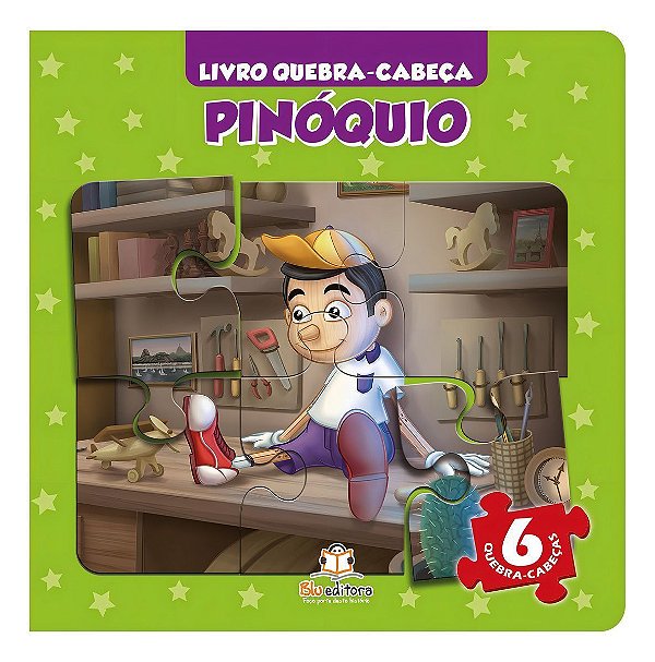 Livro Quebra-cabeça - Pinóquio