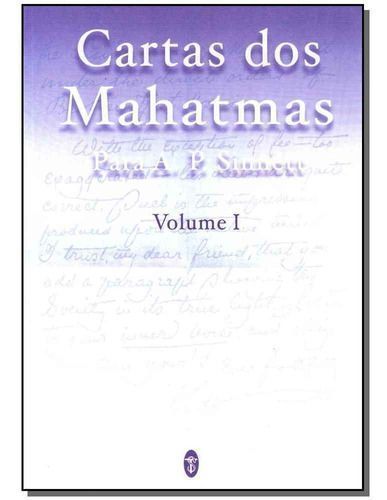 Cartas dos Mahatmas-vol.01