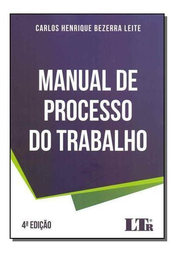 Manual de Processo do Trabalho - 04Ed/19