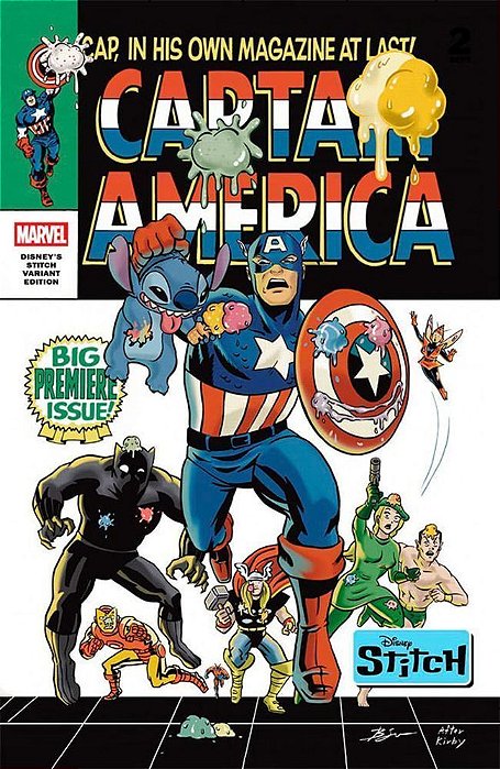 Avante, Vingadores! - Vol. 38 - Capa Variante Stitch