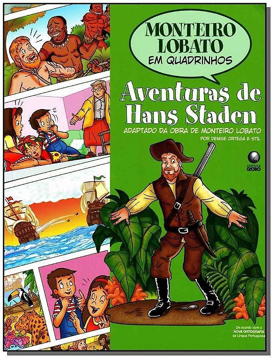 Monteiro Lobato Em Quadrinhos - Aventuras De Hans Staden