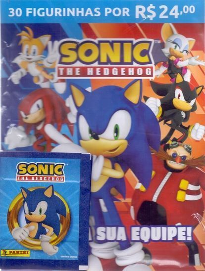 Blister - Cartela + 6 Env. Sonic The Hedgehog-2026