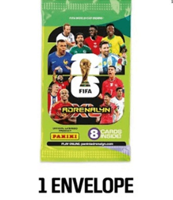 Copa Do Mundo 2026 - Adrenalyn - Env. C/8 Cards