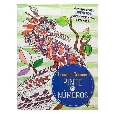Livro De Colorir - O Desafio: Pinte Por Números
