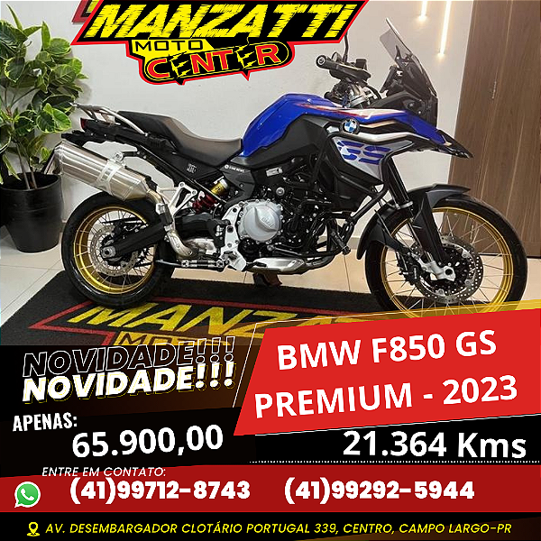 Moto BMW F850GS Premium Azul 2023