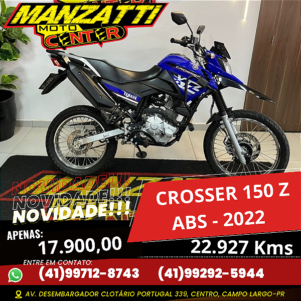 Moto Yamaha XTZ 150 Crosser Z ABS Azul 2022