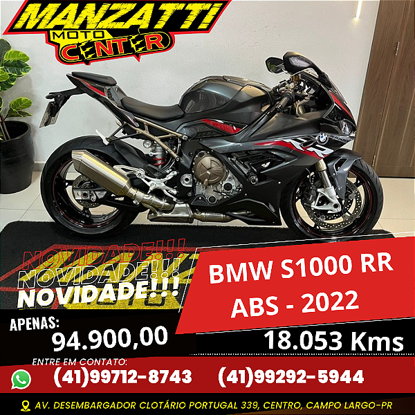 Moto BMW S1000 RR ABS Cinza 2022