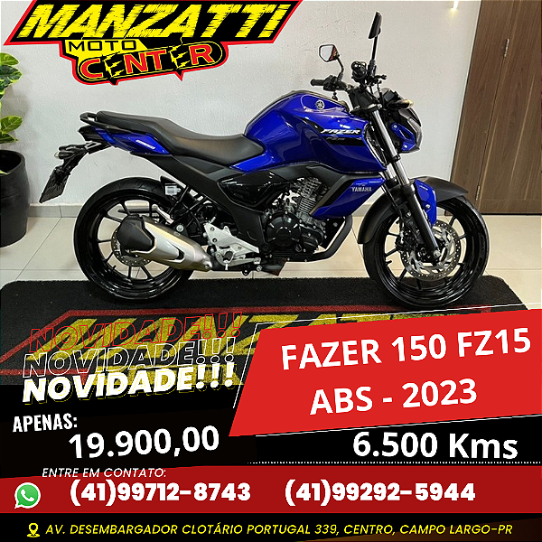 Moto Yamaha Fazer FZ15 ABS 150cc Azul 2023