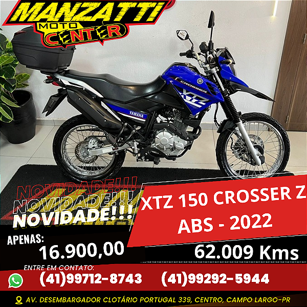 Moto Yamaha XTZ 150 Crosser Z ABS Azul 2022