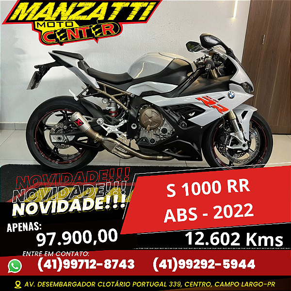 Moto BMW S1000 RR ABS Prata 2022