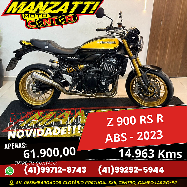 Moto Kawasaki Z900 RS R ABS Preta 2023