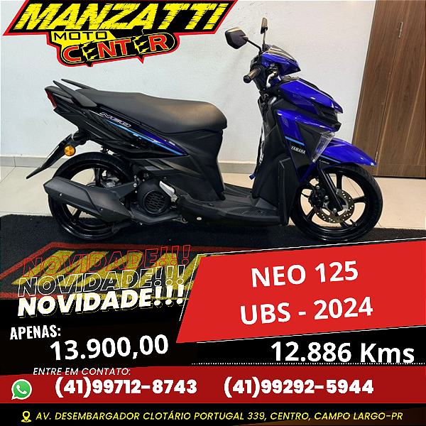 Moto Yamaha Neo 125 UBS Azul 2023