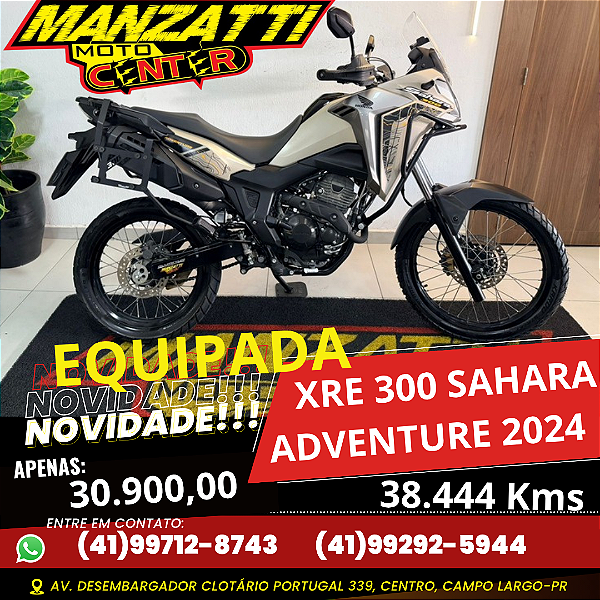 Moto Honda XRE 300 Sahara Adventure ABS Bege 2024