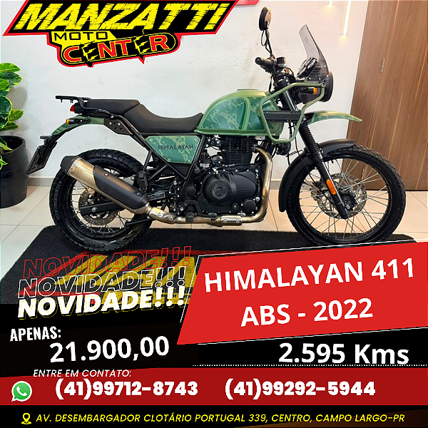 Moto Royal Enfield Himalayan 411 ABS Verde 2022